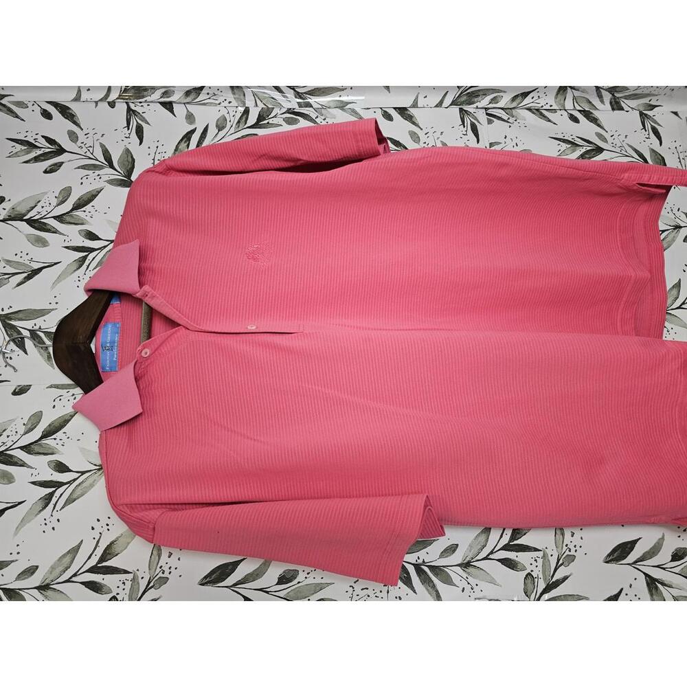 Fairway & Greene Shirt Pink Mens Size L Performance